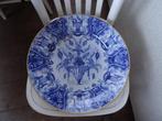 Antiek oud wandbord Delfts Blauw groot formaat, Ophalen