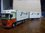 Tekno DAF XF 105 Aalburg Transport, Hobby en Vrije tijd, Modelauto's | 1:50, Bus of Vrachtwagen, Zo goed als nieuw, Ophalen, Tekno