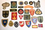 lot emblemen italië spanje zweden engeland canada luxemburg, Ophalen of Verzenden, Landmacht, Overige gebieden, Embleem of Badge