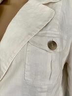 H396 MEXX maat 38=M linnen jasje blazer colbert wit, Kleding | Dames, Jasjes, Kostuums en Pakken, Jasje, Maat 38/40 (M), Wit, Zo goed als nieuw