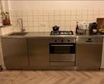 gratis RVS keuken met apparatuur - zelf demonteren, Ophalen, Gebruikt, Enkelwandige keuken, Greeploos