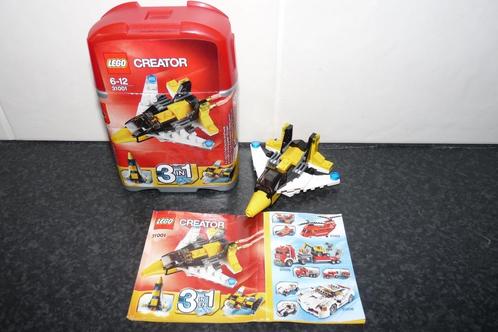 als nieuw Lego Creator 31001 mini vliegtuig incl doos, Kinderen en Baby's, Speelgoed | Duplo en Lego, Zo goed als nieuw, Lego