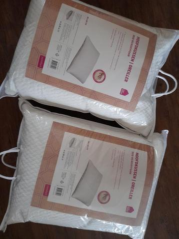 Hoofdkussens (2 stuks)  traagschuim (duo memoryfoam) beschikbaar voor biedingen