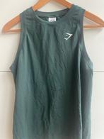 gymshark donkergroen sporthemd, Kleding | Dames, Sportkleding, Ophalen of Verzenden, Maat 36 (S), Groen, Gymshark