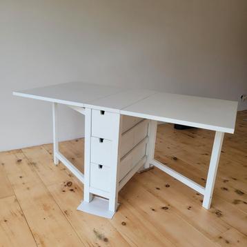 IKEA NORDEN Klaptafel Wit - 26/89/152x80 cm klap tafel beschikbaar voor biedingen