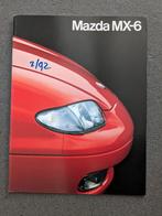 Brochure MAZDA MX-6 1991, Mazda, Ophalen of Verzenden, Zo goed als nieuw