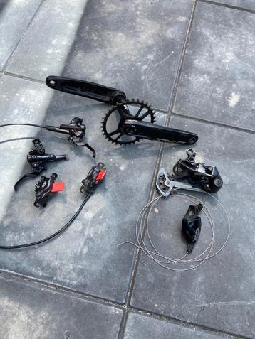 Sram GX Derailleur shifter crank Truvativ XT Deore Shimano beschikbaar voor biedingen