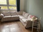 Ikea Ektorp Hoekbank met Bloemetjesmotief, Huis en Inrichting, Gebruikt, Hoekbank, 75 tot 100 cm, Ophalen of Verzenden