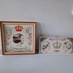 Tegeltjes regerings overdracht Juliana en Beatrix, Verzamelen, Ophalen of Verzenden