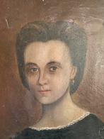 Shabby portret, Antiek en Kunst, Curiosa en Brocante, Ophalen of Verzenden