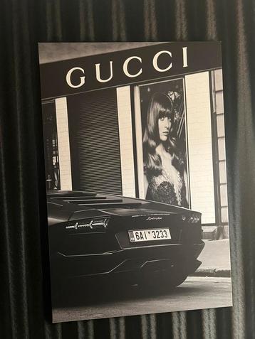 Gucci schilderij canvas Wallfield 100x150cm beschikbaar voor biedingen