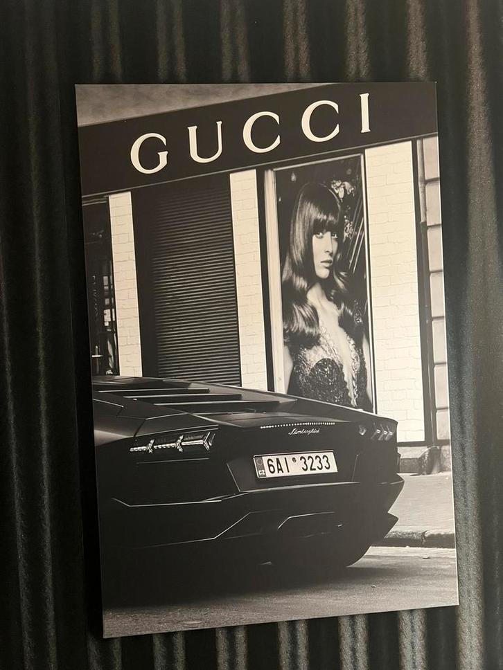 Gucci schilderij canvas Wallfield 100x150cm, Boeken, Kunst en Cultuur | Fotografie en Design, Zo goed als nieuw, Overige onderwerpen