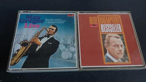 Max Greger Live + Bert Kaempfert Bestseller banden, Cd's en Dvd's, Cassettebandjes, Gebruikt, Origineel, Jazz en Blues, 2 t/m 25 bandjes