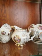 Vintage porcelijn servies Valeram compleet met gouden rand, Antiek en Kunst, Antiek | Servies compleet, Ophalen