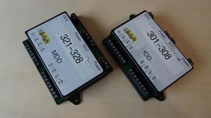 2 stuks Rosoft MDD wisseldecoders, Hobby en Vrije tijd, Modeltreinen | Overige schalen, Zo goed als nieuw, Overige typen, Gelijkstroom