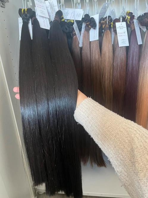 Top kwaliteit human weave extensions 1b bruin zwart vietnam, Sieraden, Tassen en Uiterlijk, Uiterlijk | Haarverzorging, Nieuw