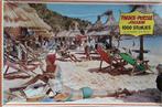 Palace puzzel 1000st. Strandscene. Compleet. Vintage., Ophalen of Verzenden, 500 t/m 1500 stukjes, Zo goed als nieuw, Legpuzzel