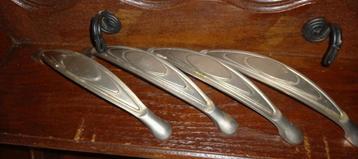 Handgrepen zilverkleurig - 4x beschikbaar voor biedingen