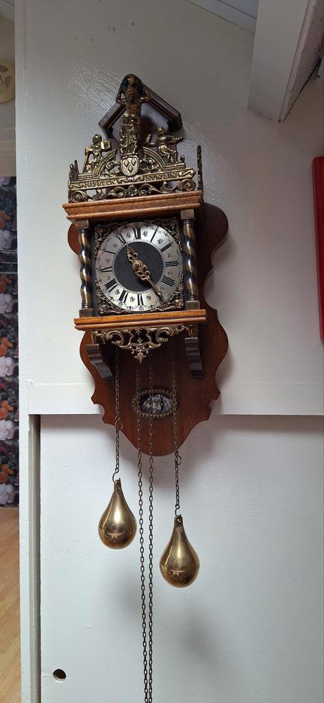 Antieke Hollandse Klok met Gewichten, Antiek en Kunst, Antiek | Klokken, Ophalen