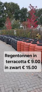 Opslag kunststof regen tonnen Ook Zwart, Ophalen, Zo goed als nieuw