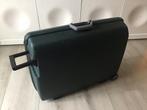 Grote groene Samsonite Oyster koffer met cijferslot/2 wielen, Gebruikt, Ophalen of Verzenden, Hard kunststof, 55 cm of meer