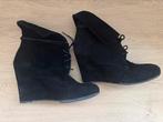 Zwart suede sleehak laarsjes, maat 41, Lage of Enkellaarzen, Ophalen of Verzenden, Zo goed als nieuw, Zara