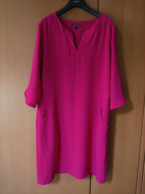 Chique rechte cyclaamkleurige jurk SASSIA 38-40 snazzeys, Kleding | Dames, Jurken, Nieuw, Maat 38/40 (M), Roze, Onder de knie