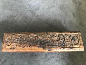 Antiek / Vintage Balinese Eetstokjes Wind Song Handgesneden. beschikbaar voor biedingen