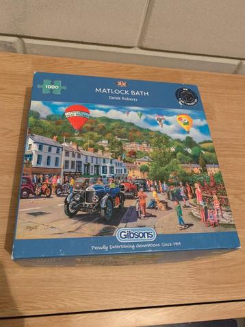 Gibson Matlock Bath Puzzel 1000 stukjes compleet beschikbaar voor biedingen