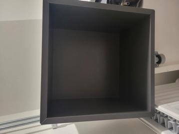 Ikea eket ophang kast donkergrijs 1 vak beschikbaar voor biedingen