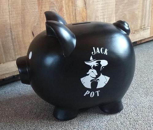 Jack Daniels spaarvarken/klomp/deegroller., Verzamelen, Spaarpotten, Nieuw, Overige thema's, Overige materialen, Ophalen of Verzenden