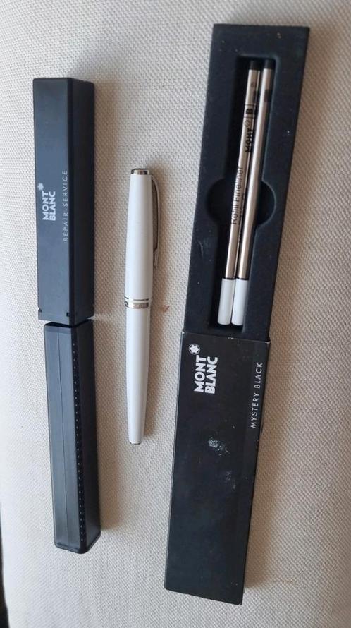 Originele Montblanc PIX White Rollerball Pen – met navulling, Verzamelen, Pennenverzamelingen, Zo goed als nieuw, Vulpen, Mont Blanc