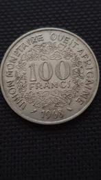 100 Franc 1968 West Afrikaanse Staten, Postzegels en Munten, Munten | Afrika, Ophalen of Verzenden, Losse munt, Overige landen