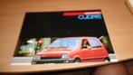 Folder Set  DAIHATSU  CUORE  ,  uit  11-1987, Verzenden, Zo goed als nieuw, Overige merken