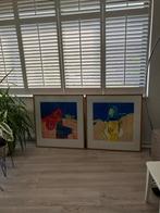 Twee Zeefdrukken Henk van Vessem, Ophalen