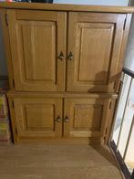 2 Eikenhoutenkastjes, Ophalen, Zo goed als nieuw, 70 tot 120 cm
