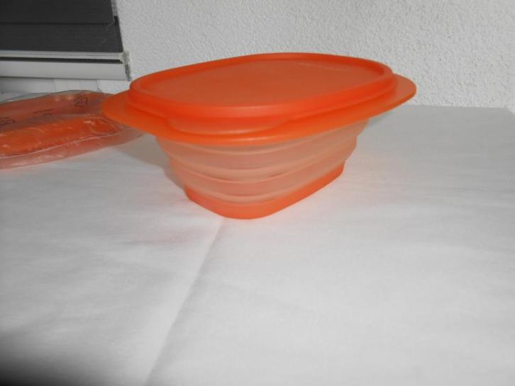 Tupperware Mini-Max Rechthoek 850ML Oranje NIEUW, Huis en Inrichting, Keuken | Tupperware, Nieuw, Overige typen, Oranje, Ophalen of Verzenden