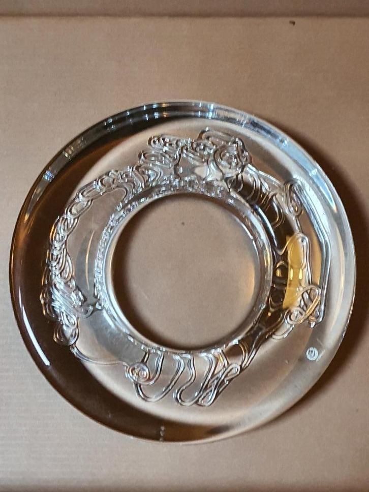 Timo Sarpaneva Kristallen Theelicht Kandelaar, Antiek en Kunst, Antiek | Kandelaars, Kristal, Ophalen of Verzenden