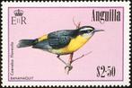 ANGUILLA 7 - Dieren: vogels (suikerdiefje), Ophalen of Verzenden, Postfris, Dier of Natuur
