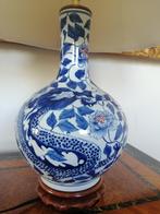 vintage chinees blauw witte Porseleinen theepot tafel lamp, Antiek en Kunst, Antiek | Porselein, Ophalen of Verzenden