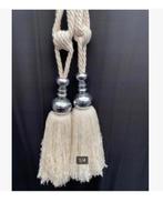 2 x embrasse brocante (kleur gebroken wit), Antiek en Kunst, Ophalen of Verzenden