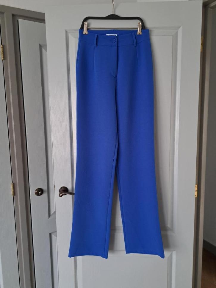 TESS V broek l pantalon, koningsblauw, maat M., Kleding | Dames, Broeken en Pantalons, Zo goed als nieuw, Maat 38/40 (M), Blauw