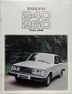 1978 Volvo 240 en 260 Brochure USA, Gelezen, Volvo, Verzenden