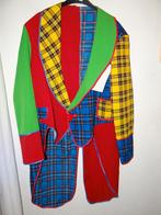 Leuk rood/blauw/geel PIPPO/CLOWN jas, Ophalen, Carnaval, Kleding, Maat 56/58 (XL)