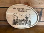 Sinterklaas Serveerschaal Hout, Ophalen of Verzenden, Nieuw, Ovaal, Hout