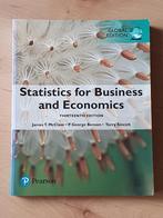 Statistics for Business and Economics, Ophalen of Verzenden, Zo goed als nieuw, HBO, Pearson