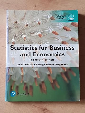 Statistics for Business and Economics beschikbaar voor biedingen