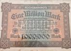 Reichsbanknote 1 Miljoen Mark 1924, Ophalen of Verzenden, Duitsland, Los biljet