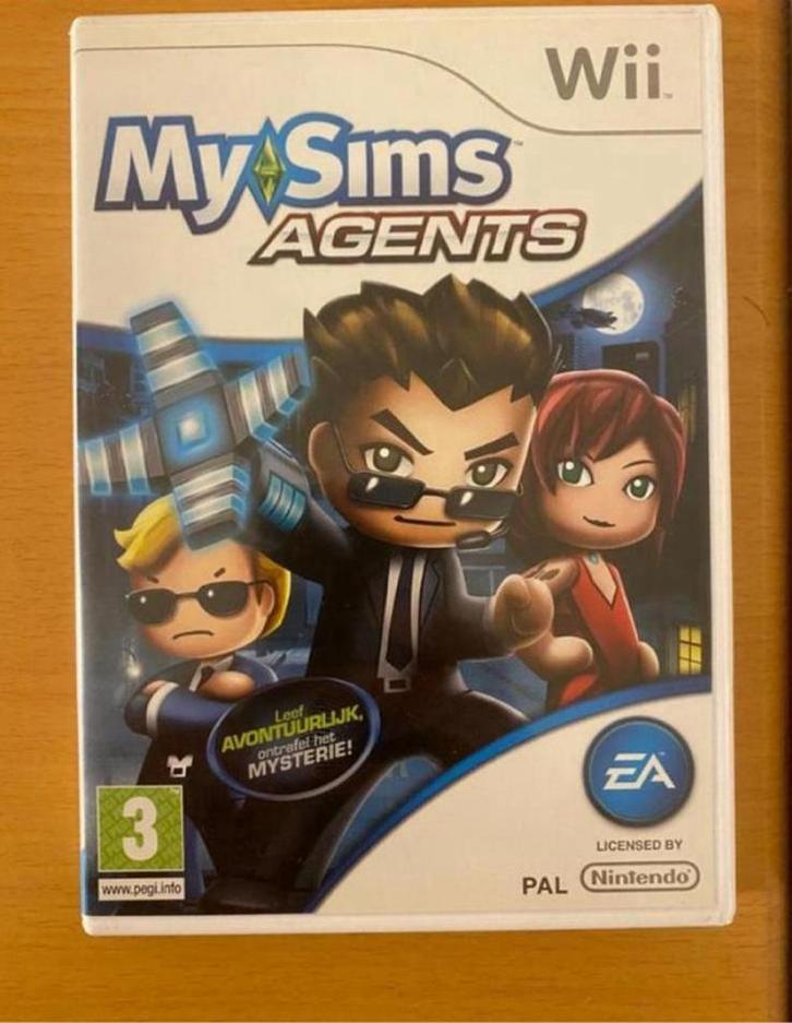 My sims agents, Spelcomputers en Games, Games | Nintendo Wii, Zo goed als nieuw, 1 speler, Vanaf 3 jaar, Ophalen of Verzenden