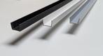 PVC Inleg U Profielen - Zwart, Wit, Grijs - 3 Meter